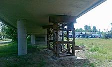 Zjazd z Trasy Toruńskiej na Wysockiego to prowizorka