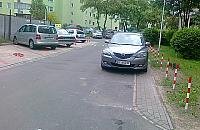 Bloków przybywa - ciężki wyjazd na Powstańców