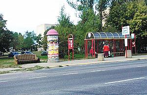 Przystankowy komfort na Zegrzyńskiej