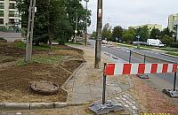 Chodnik, a na środku - słup. Brawa dla projektanta!