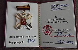 "Informator Wawra" zasłużony dla Warszawy