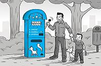 Jednoręki bandyta rozda nagrody za psie kupy