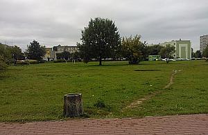 Teren przy CH Maxim - jest trawnik, będzie blokowisko?