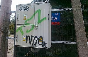 Kreatywne oznakowanie ulicy Przewoźników