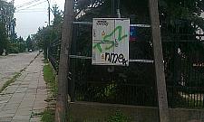 Kreatywne oznakowanie ulicy Przewoźników