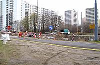 Wólczyńska w budowie, mieszkańcy odcięci od domów