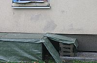 Zima idzie, koty marzną. Mieszkańcy budują im domki