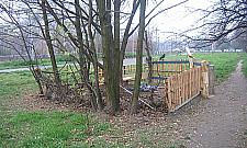 Pomysłowa ptasia stołówka na Wólczyńskiej