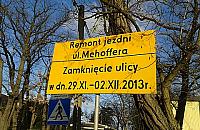 Mehoffera będzie zamknięta na weekend!