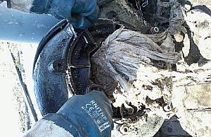 Kryzys ściekowy w Jabłonnie: kanalizację zapchały... chusteczki