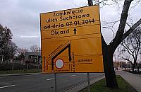 Słodowiec z objazdami: Sacharowa zamknięta na pół roku