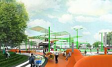 Zielony asfalt na Bemowie? Na skrzyżowaniu Powstańców i Górczewskiej