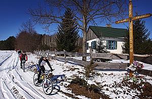 Rower? Zimą? W terenie? Takie rzeczy to w Jabłonnie
