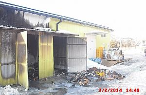 Nawet pożar w sklepie nie powstrzymał handlu