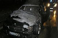 Malborska: BMW w ogniu