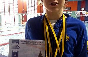 Białołęcki rekord Polski w stylu grzbietowym