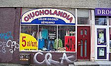 Wolskie lumpeksy: zamiast Prady może być brudna pielucha