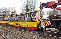 Tramwaje wykolejaj� si� na Br�dnie. Bo szyny szlifowali