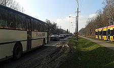 Drążą pod Marymoncką, zwężają ulicę