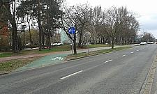 Droga dla rowerów, na którą lepiej nie skręcać
