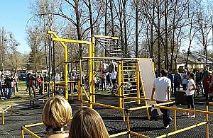 Street Workout Park. Mała rzecz, a cieszy