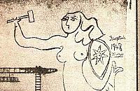 Czy wiesz, że Picasso namalował na Woli Syrenkę?