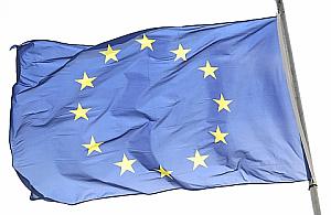 Europejska flaga a Matka Boska