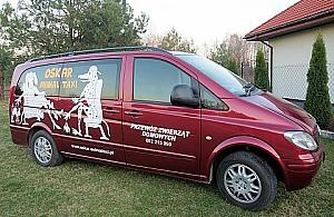 Pierwsza w Warszawie taksówka dla zwierząt