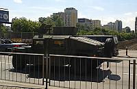 Humvee w korku na Towarowej