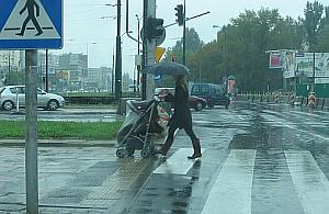 Piesi na rondzie Daszyńskiego: "nadludzki wysiłek"