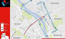 Zamykają Jagiellońską pod mostem Grota