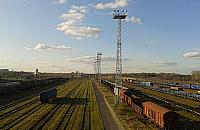 Wspaniały widok na królestwo PKP na Żeraniu