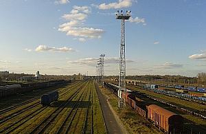 Wspaniały widok na królestwo PKP na Żeraniu