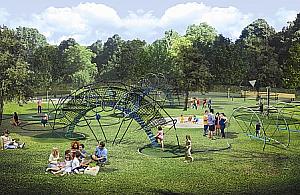 Trampoliny na Bielanach - już jesienią!