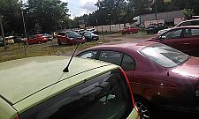 Dogęszczenie Chomiczówki - znika parking na Gotyckiej