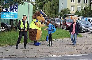Do szkoły z Jeżykiem. Odblaski są obowiązkowe!