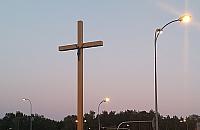 Obwodnica Jabłonny w cieniu krzyża