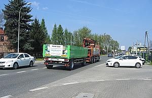 Ciężkie samochody mają zakaz na Modlińskiej