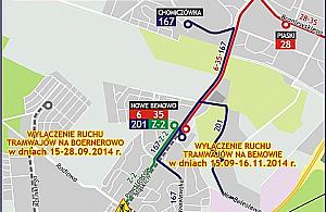 Od poniedziałku Bemowo bez tramwajów. Startują linie zastępcze