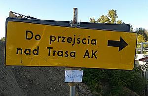 Labirynt z przeszkodami przy Trasie AK