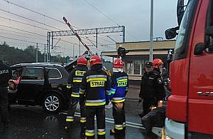 Wypadek na Kwiatowej - były utrudnienia