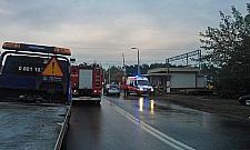 Wypadek na Kwiatowej - by³y utrudnienia
