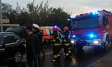 Wypadek na Kwiatowej - by³y utrudnienia