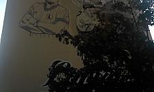 Legenda Legii na gigantycznym muralu przy Uniejowskiej