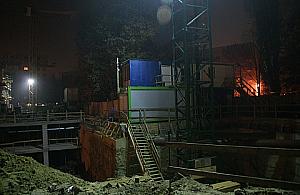 Przy Agorze pijani opanowali dźwig