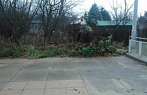 Ogrody znikną: będzie dojście do stacji Zacisze Wilno