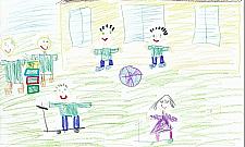 Przedszkolaki z miasta przyjaźnią się z rówieśnikami ze wsi