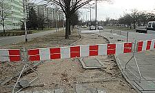 Nowy bubel rowerowy stolicy. Przystanek na drodze ścieżki