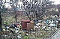 Odrażające wysypisko śmieci na Olbrachta
