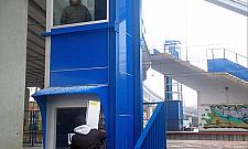 Winda-pułapka na wiadukcie w Płudach